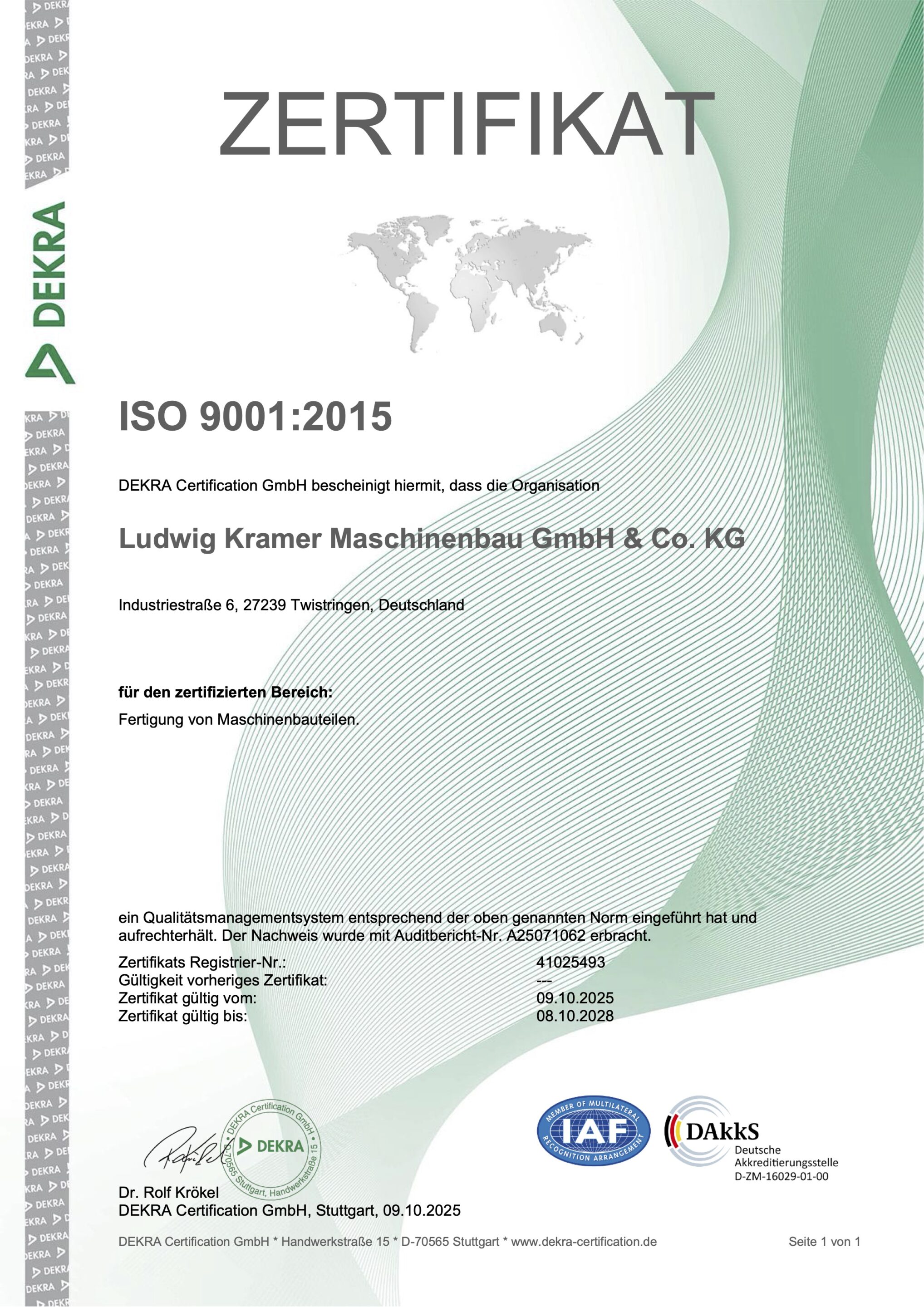 Zertifikat ISO 9001 2015 scaled
